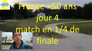France +50 match en 1/4 épique - Progresser au tennis