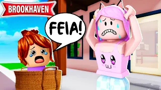 Roblox - ABANDONARAM UM BEBÊ NA MINHA PORTA (HISTÓRIA NO BROOKHAVEN)