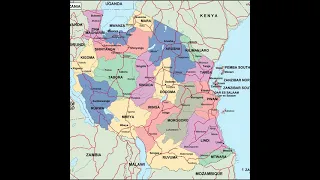 map of Tanzania [ ramani ya Tanzania ]