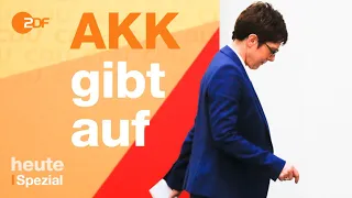 Der Rückzug: Kramp-Karrenbauer gibt auf