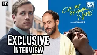 Luca Guadagnino - Call Me By Your Name Exclusive Interview