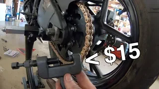 $15 Motorcycle Chain Breaker and Rivet Tool Tested