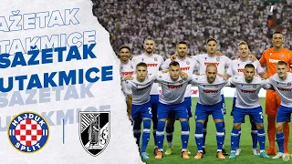 [SAŽETAK] Hajduk - Vitoria SC 3:1 | 3. kolo kvalifikacija za UEFA Konferencijsku ligu