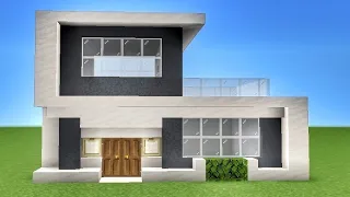 Minecraft Beautiful Modern House Tutorial🏠🏠🏠