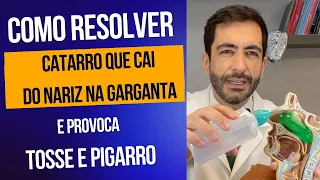 Secreção Pegajosa Entre o Nariz e a Garganta: provoca pigarro e tosse. Saiba como resolver