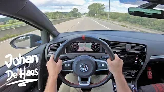 VW GOLF GTI TCR 2.0 TSI 290 HP POV TEST DRIVE