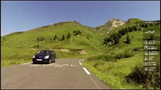 Cycling up the Tourmalet in the Pyrenees