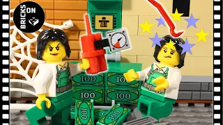 Episode 6 Lego City Police Academy School ATM robbery Jackhammer Fail Catch the crook police chase