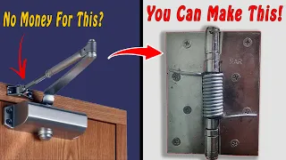 DIY DOOR CLOSER CHEAP MATERIALS - KEEP YOUR FRONT/BACK DOORS CLOSED