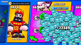 CLAIM YOUR UPDATE GIFTS!!! 😱🔥I GOT NEW BRAWLER AND SKINS😲🎁 BRAWL STARS UPDATE😲🎁/CONCEPT