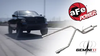 aFe POWER Dodge/Ram 1500 Gemini XV Cat-Back Exhaust With Cut-out