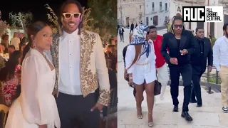 Future Runs Into Angela Basset And Quavo At Dolce And Gabbana Fashion Show In Italy