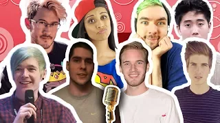 8 YOUTUBERS SINGING 1 SONG!! CLOSER X SHAPE OF YOU MASHUP