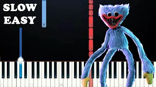 I'm not a monster - Part 2 - Poppy Playtime (SLOW EASY PIANO TUTORIAL)