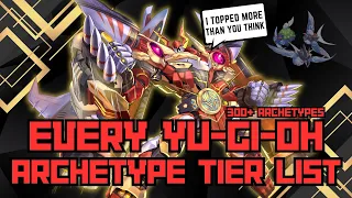 Ranking Every Single Archetype in YGO - Tier List