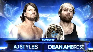 AJ Styles vs Dean Ambrose SmackDown! 1/31/2017 Highlights