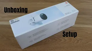 Unboxing Xiaomi Outdoor Security Camera AW300 and Setup