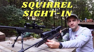 How to sight-in your 22LR rifle for squirrel hunting