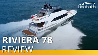 2022 Riviera 78 Motor Yacht Review