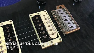 PRS SE CUSTOM 24 (G&B SP-8515) VS Seymour Duncan TB-4 JB