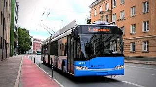 Trolleybuses in Tallinn, Estonia 🇪🇪 | TLT | 2023