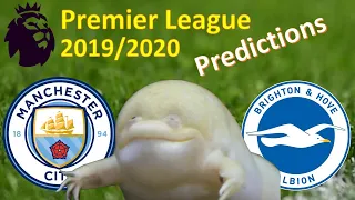 Premier League predictions 2019/20 | Manchester City vs Brighton | Gameweek 4 | Guessing Frog