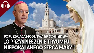 Poruszająca MODLITWA BP. SCHNEIDERA "O przyspieszenie tryumfu Niepokalanego Serca Maryi"