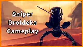Sniper Droideka Gameplay Star Wars Battlefront 2