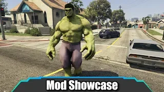 GTA 5 | Become THE INCREDIBLE HULK | Mod Showcase