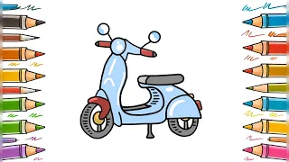 Motorcycle/ How to draw a Motorcycle