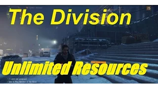 Tom Clancy's The Division Unlimited Resources Glitch!  (Tom Clancy's The Division Glitches)