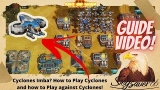 Art of war 3 - Guide Video : How to Play with Cyclones and how to Play against Cyclones