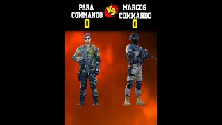 💪 Para Commando Vs Marcos Commando 🔥  Indian Army #shorts #army #short