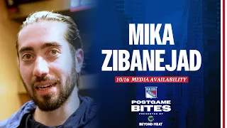 New York Rangers: Mika Zibanejad Postgame Media Availability | October 16, 2023