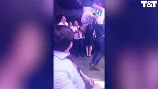 Dirty Dancing Fail At Wedding Leads To Epic Face-plant