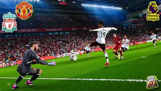 PES 2021 ⚽ Liverpool vs Manchester United ● Premier League 2023 ● Real Turf ● Camera Broadcast