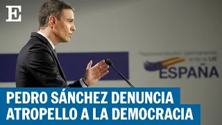 Pedro Sánchez: "La derecha ha intentado amordazar al Parlamento" | EL PAÍS