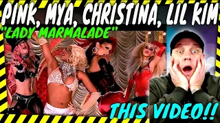 Sassy!! | PINK, MYA, CHRISTINA AGUILERA AND LIL KIM " Lady Marmalade " ( Moulin Rouge ) [ Reaction ]