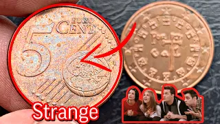 5 euro cent - Portugal strange coins 2004 2005 - RARE