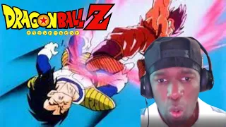 Dragon Ball Z Goku kaioken X3 Vs Vegeta  ocean dub REACTION!!