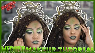 MEDUSA MAKEUP TUTORIAL🐍|| SPOOKTORIAL S2.EP2