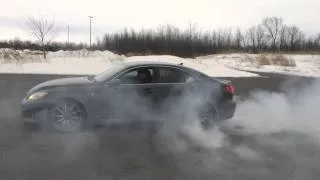 Straight Pipe Lexus ISF Burnout