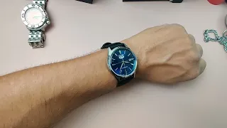Unboxing the Stunning Citizen  Analog Automatik 32022708: Blue Dial and Elegant Leather Strap!