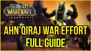 WoW Classic - Ahn'Qiraj War Effort | How much does it cost? | Full Guide