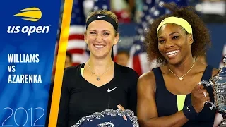 Serena Williams vs Victoria Azarenka Full Match | US Open 2012 Final