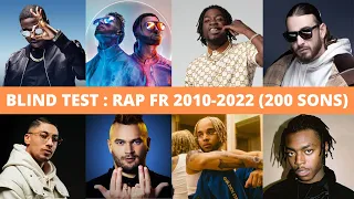 BLIND TEST - RAP FRANÇAIS 2010-2022 (200 SONS CONNUS)