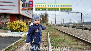 Railway crossing with a barrier. Video about trains and electric trains.