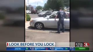 Look before you lock: NM man breaks into car to save dog