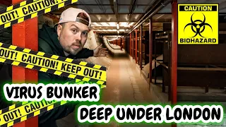 Warning Underground Quarantine Bunker: being set up under London