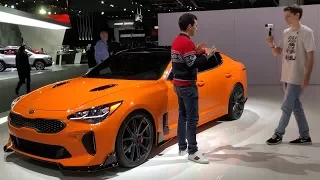 КИА КАК ПОРШЕ И ЗА 2 МЛН?! ОБЗОР KIA STINGER GT 380 СИЛ!) V6. ТЕСТ. СТИНГЕР. ДЕТРОЙТ. США 2018 / 3.2